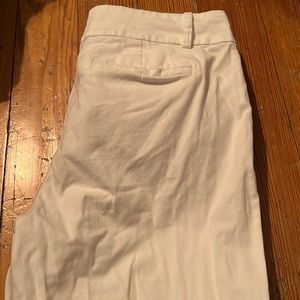 Ann Taylor loft white ankle pants original ankle